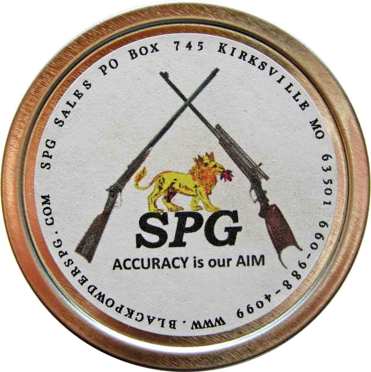 Bulk SPG Lube in handy tin for muzzleloaders or rimfires.